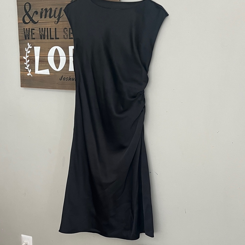 Banana Republic Factory Black Midi Dress - Picture 2 of 9